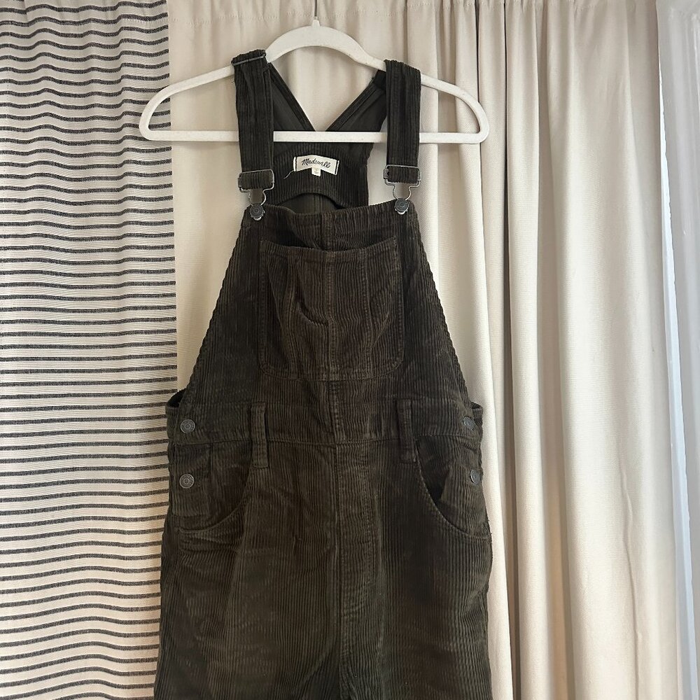 Madewell Corduroy Straight Leg Overalls